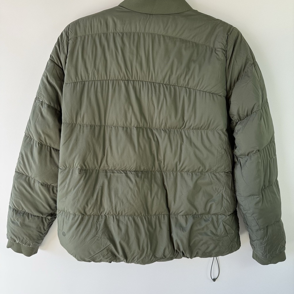 Lululemon Weightless Wunder Jacket W4AK5S Womens 8 Pesto Reversible Down $198 - Picture 4 of 15